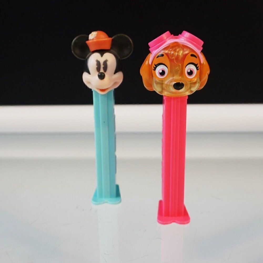 Vintage Disney Mickey Mouse Pez And Paw Patrol Spin Master Dispenser Pez